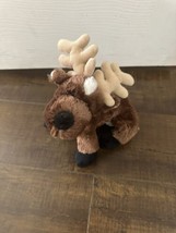 Webkinz Ganz Reindeer Plush Stuffed Animal Toy No Code 8 Inch - £8.70 GBP