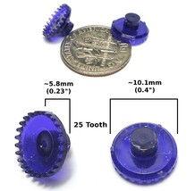2pc Tyco 440-X2 440-X3! Ho Slot Car Delrin 25T Crown Gear Factory UN-DRILLED Oem - $1.99