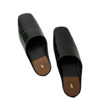 Polo Ralph Lauren Croc-Embossed Leather Mule Moc-Croc Half  Shoe Women’s... - $75.98