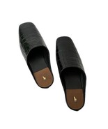 Polo Ralph Lauren Croc-Embossed Leather Mule Moc-Croc Half  Shoe Women’s... - £59.40 GBP