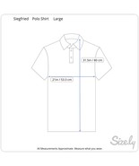 Siegfried Men Polo shirt pit to pit 21 L veritcal stripe cotton vintage ... - £23.45 GBP