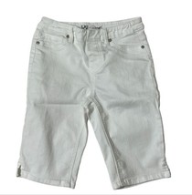 DG2 by Diane Gilman Shorts Women PXS White Virtual Stretch Pull-On Bermuda 26x10 - $16.00