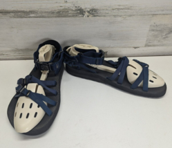 Teva Spider Rubber Blue Sport Sandals Adjustable Straps Women&#39;s Size 10 - $22.20