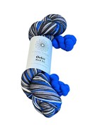 String Theory Orbit Sock Set 80% SW Merino 20% Nylon Hand-Dyed Yarn Blue... - £18.94 GBP