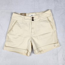 BKE Shorts Womens Size 24 Payton Mid Rise Universal Fit Natural Beige New - €29,54 EUR