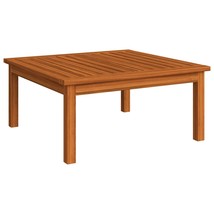 Garden Lounge Table 63x63x30 cm Solid Acacia Wood - £36.97 GBP