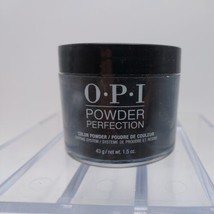 OPI Powder Perfection Dip Powder, DPT02 BLACK ONYX, 1.5oz, New, Sealed - £15.52 GBP