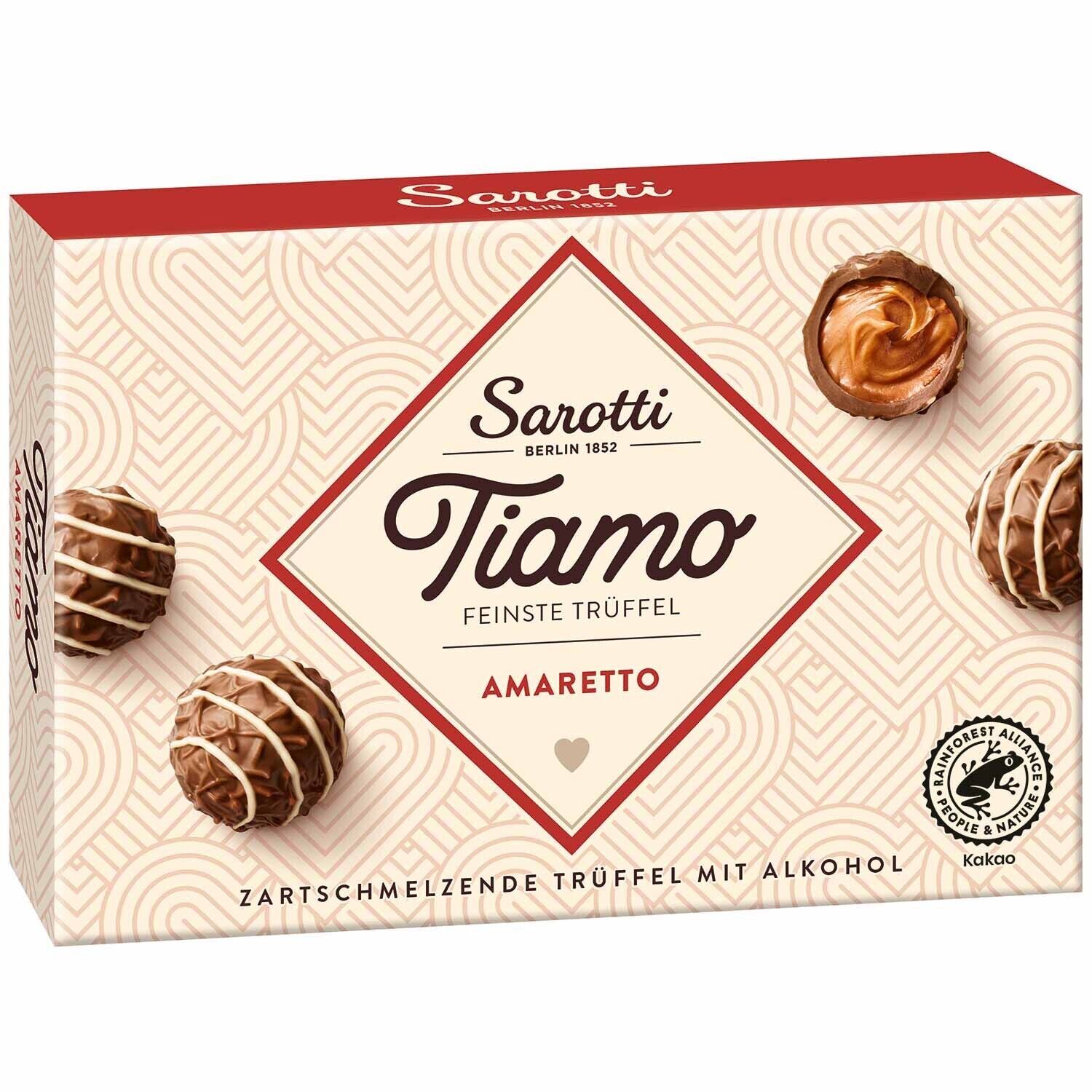 Primary image for Sarotti TIAMO chocolate truffles: AMARETTO 125g/100g FREE SHIP