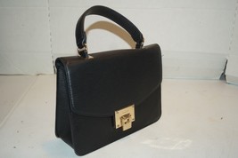 ALDO Black Structured Handbag Fixed Handle.Gold Clasp bag Purse - £14.98 GBP