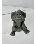Miniature Elephant Mini Figure Gray Cartoon Small 2” - $9.50