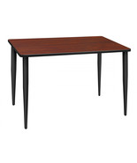 Regency 48 x 24 in. Kahlo Tapered Leg Table, Cherry &amp; Black - $5,790.49 MXN