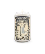 Scented Candle, 13.75oz, To the Lighthouse 1927 novel cover Virginia Woolf. - £27.53 GBP