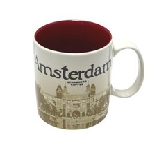 Starbuck Mug Amsterdam 16 oz 2015 Global Icon Collector Series Netherlands - $43.51