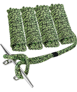 1/2" x 15' Nylon Dock Lines 4 Pack Double Braided Boat Mooring Rope - $41.04