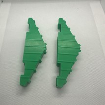 Lincoln Logs Green Plastic Small Roof Gables Lot of 2 - $15.00