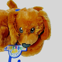 Tan Puppy Dog Plush Slippers Size 10-11 Kids Small Build a Bear Workshop New - £5.49 GBP