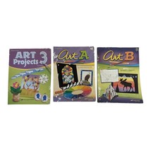 Abeka Art Series Book Lot, 3, A, &amp; B Student Projects Homeschool Books - £4.01 GBP