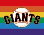 San Francisco Giants Pride Flag 3x5ft Banner Polyester Baseball World Se... - $15.99