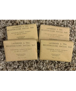 Lot of 4 CASCADIA Soapery LAVENDER & TEA Moisturizing FACIAL BAR 1.1 oz SOAP - £13.19 GBP