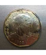 1999 P ~ SUSAN B. ANTHONY DOLLAR ~GOLD TONE - $11.45