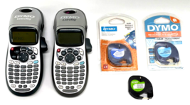 Two Dymo LetraTag Portable Handheld Label Maker Machines w/ Label Refill Packs - £39.68 GBP