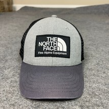 North Face Mens Hat Snapback Gray Black Trucker Hiking Outdoor Gorp Cap ... - $18.98