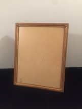 Vintage 40s gold ornate 8" x 10" frame with easel back