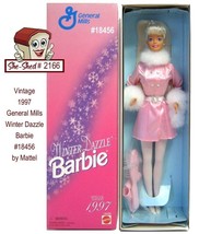 Winter Dazzle Barbie # 18456 Mattel Vintage 1997 General Mills Barbie Doll - £19.71 GBP