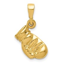 14K Yellow Gold Boxing Glove Pendant - $195.99