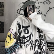 Japan  Hip Hop Hoodies Sweatshirt Oversize Women Spring Autumn Funny  Hoodie Top - £78.19 GBP
