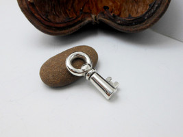 3D Prison Key Pendan 925 Sterling Silver, Handmade Key Charm For Birthday Gifts  - £46.30 GBP