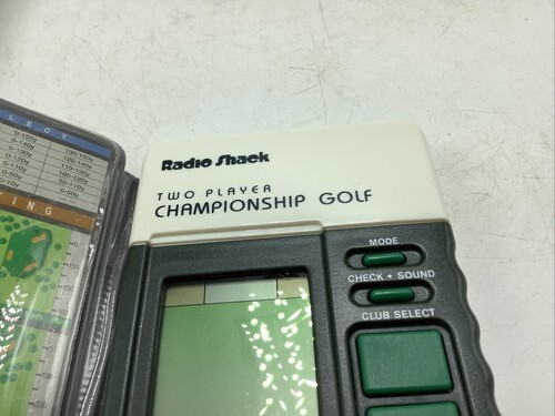 RADIO SHACK handheld 2-Player Championship Golf electronic game 18 holes LED Item image 11