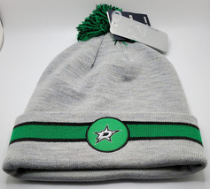 Dallas Stars Fanatics Heather Gray Stocking Cap - NHL - £17.24 GBP