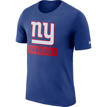 New York Giants Mens Nike Dri-Fit Cotton Football Logo T-Shirt - Large -... - £19.74 GBP