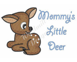 Mommy&#39;s Little Deer - machine embroidery design - £2.75 GBP