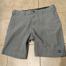 Billabong Submersibles Shorts Gray Men&#39;s Size 34  4 Way Stretch Quick Dry - £22.89 GBP