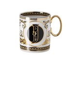 Versace Rosenthal Virtus Alphabet Mug Letter J Medusa Barocco cup NEW IN... - $285.85 CAD