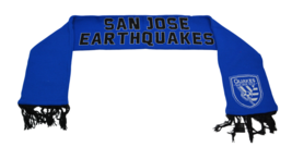 San Jose Earthquakes FC MLS Core Soccer Winter Knit Scarf by Fanatics - £14.84 GBP