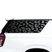 Fits Chevy Suburban Yukon XL 2021 2023 Window Leopard Cheetah Cow Decal Sticker - $59.99