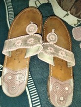 Jack Rogers Silver Pink  Womens Sandals  Size 10 M - $31.68