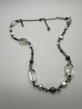 Vintage Silpada Sterling Silver Pearl Necklace 20” - £31.14 GBP