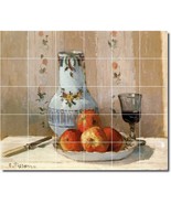 Camille Pissarro Fruit Vegetables Painting Ceramic Tile Mural BTZ06713 - $410.31 CAD+