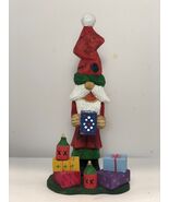 Large Hillbilly Santa Clause with Presents &amp; Moonshine Jugs - Hand Carve... - $47.00