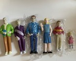 Dollhouse family figures 5&quot; some new girl boy teenager Grandparents Dad lot - $19.75