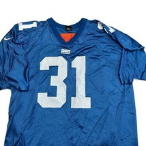Nike Team New York Giants 2 Sided Jersey Mens Size XL Jason Sehorn #31 Blue - £31.65 GBP