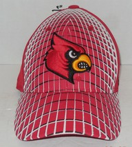 Adidas Louisville Cardinals Fitted Red White Hat Cap Size Small Medium - £11.53 GBP