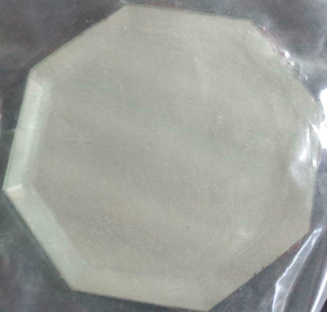 Fabulous Extra Small Beveled Edge Octagon Shaped Mirror Set - VGC - CUTE... - $9.89