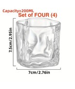 NEW Set of 4 Liquor Glasses Bourbon Tequila Vodka Bar Gift Set Rum Whiskey - $41.37 CAD