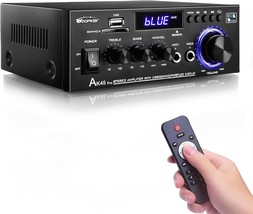 Ak45 Pro Stereo Amplifier Home Audio Stereo Receivers With Bluetooth 5.0... - £35.95 GBP