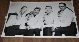 SMOKEY ROBINSON &amp; THE MIRACLES POSTER VINTAGE 1967 FAMOUS FACES HEAD SHOP - $249.99